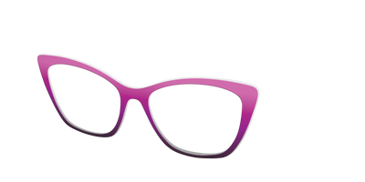 The Pink to Plum Gradient - Angle Top Thumbnail - Pair Eyewear