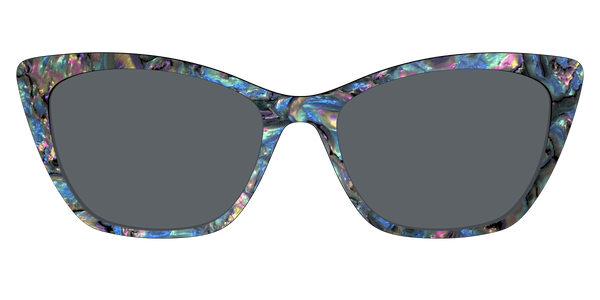 The Wanda - Violet Pearlized Gradient Acetate Rose Gold Metal
