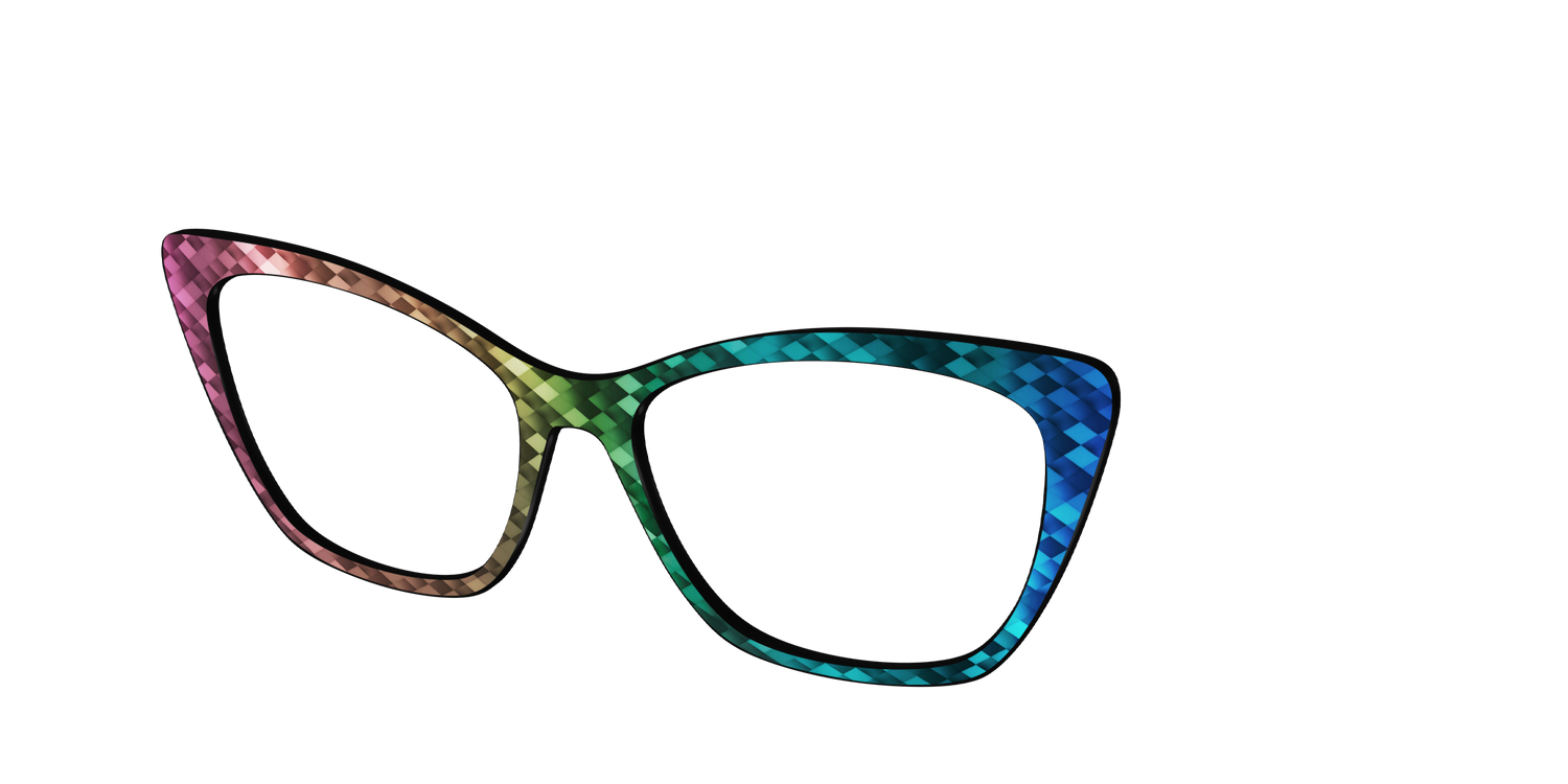 The Rainbow Prism - Angle Top Image - Pair Eyewear