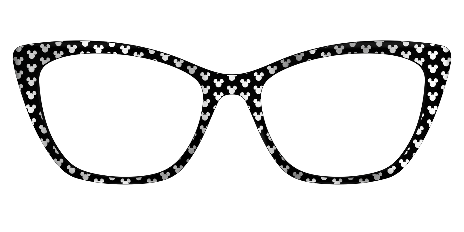 The Silver Foil Mickey - Front Top Image - Pair Eyewear