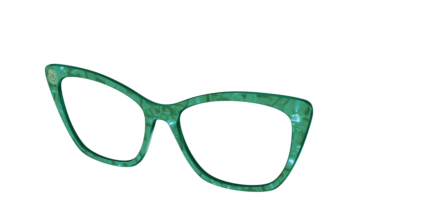 The Slytherin™ Pearl Tortoise - Angle Top Image - Pair Eyewear
