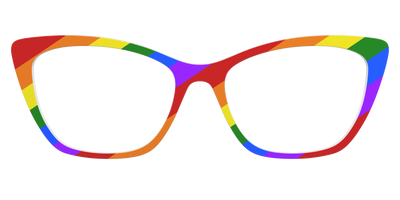The Traditional Pride Flag - Front Top Thumbnail - Pair Eyewear