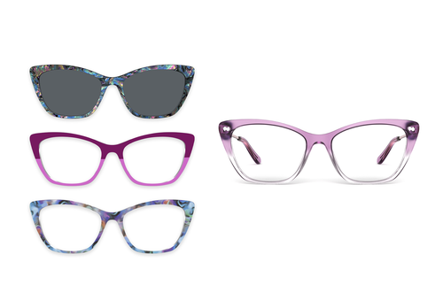 The Wanda - The Violet Wildflower Pairing Set - Pair Eyewear