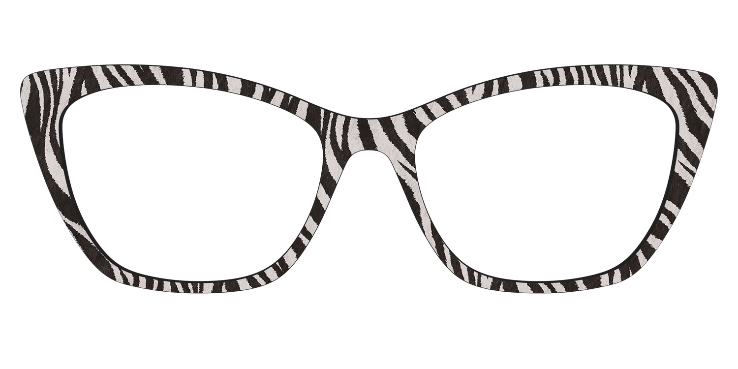 The Zebra Stripes - Front Top Image - Pair Eyewear