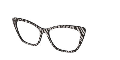The Zebra Stripes - Angle Top Thumbnail - Pair Eyewear