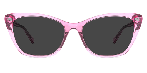 The Wanda - Pink Glitter Clear Sun - Pair Eyewear