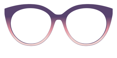 The Acai to Blush Gradient - Front Top Thumbnail - Pair Eyewear