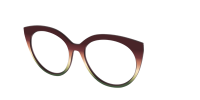 The Acorn to Moss Gradient - Angle Top Thumbnail - Pair Eyewear