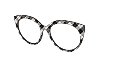 The B&W Plaid - Angle Top Thumbnail - Pair Eyewear
