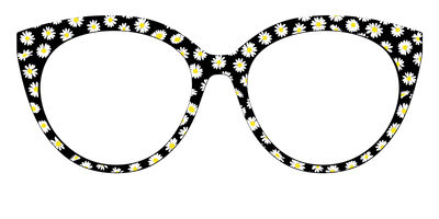 The Black Daisy - Front Top Thumbnail - Pair Eyewear