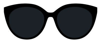 The Non-Polarized Black Sun Top - Front Top Thumbnail - Pair Eyewear