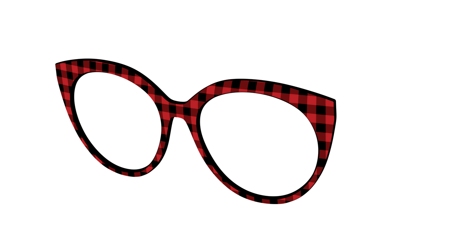 The Buffalo Plaid - Angle Top Image - Pair Eyewear