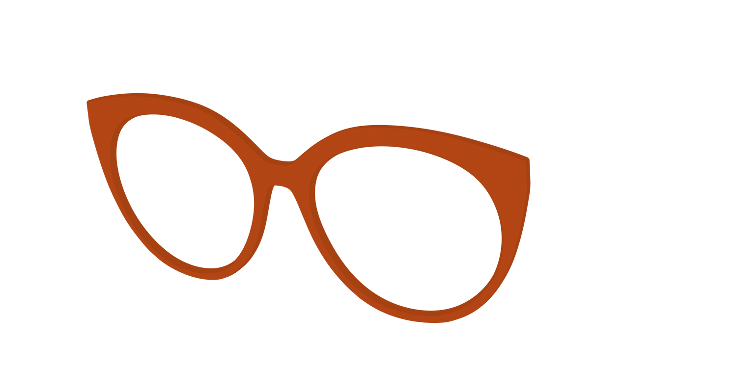 The Burnt Orange - Angle Top Image - Pair Eyewear