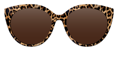 The Polarized Cheetah Spots Sun Top - Front Top Thumbnail - Pair Eyewear