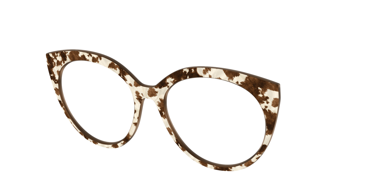 The Cowhide - Angle Top Image - Pair Eyewear