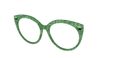 The Emerald Sparkle - Angle Top Thumbnail - Pair Eyewear