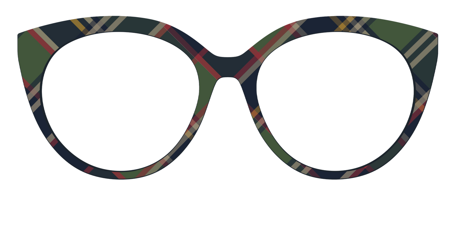 The Flannel Plaid - Front Top Image - Pair Eyewear