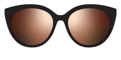 The Polarized Gold Reflective Sun Top - Front Top Thumbnail - Pair Eyewear