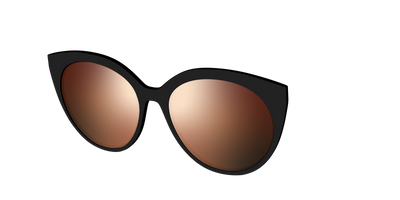 The Polarized Gold Reflective Sun Top - Angle Top Thumbnail - Pair Eyewear