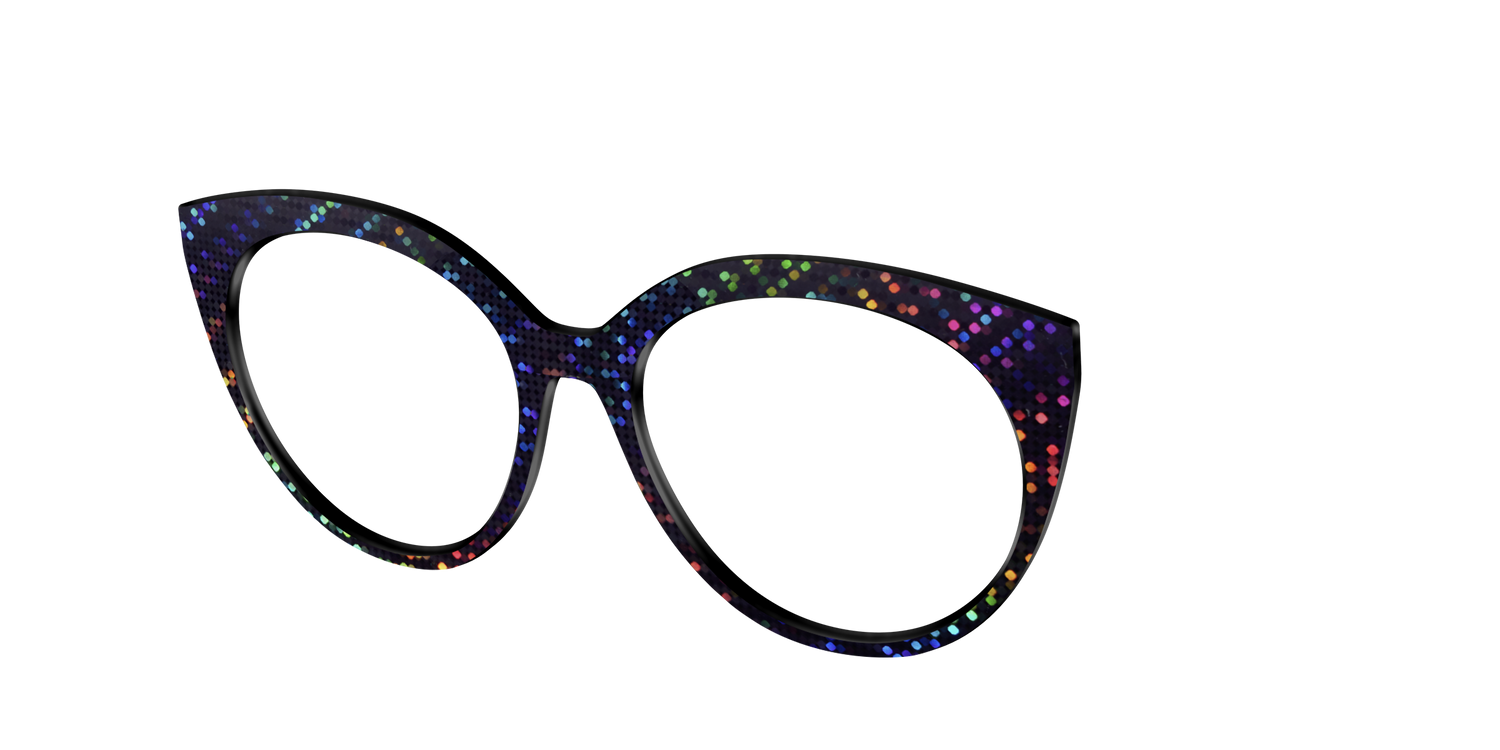 The Holographic Dots - Angle Top Image - Pair Eyewear