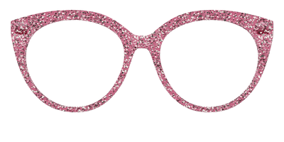 The Hot Pink Sparkle - Front Top Thumbnail - Pair Eyewear