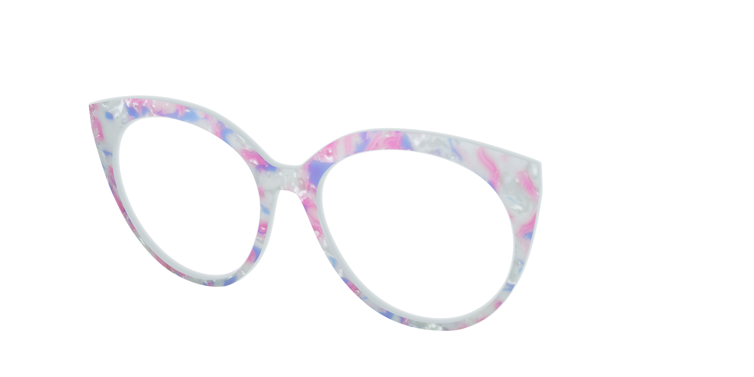 The Hydrangea Pearl Tortoise - Angle Top Image - Pair Eyewear