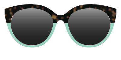 The Polarized Matcha Split Sun Top - Front Top Thumbnail - Pair Eyewear