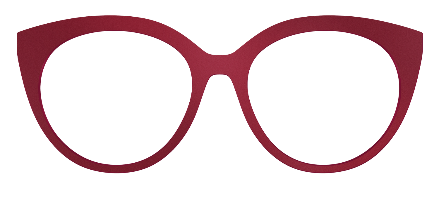 The Matte Burgundy - Front Top Image - Pair Eyewear