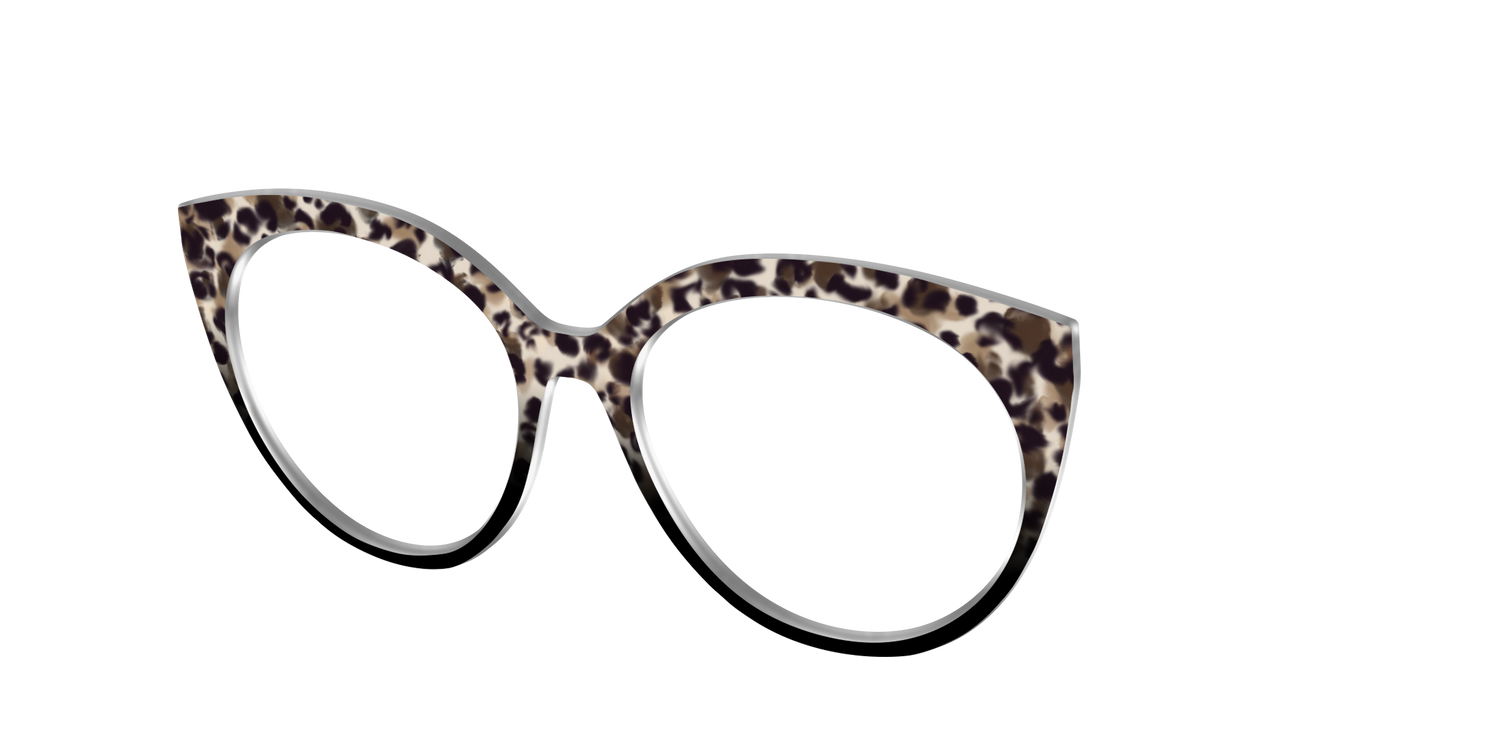 The Party Animal Tortoise - Angle Top Image - Pair Eyewear