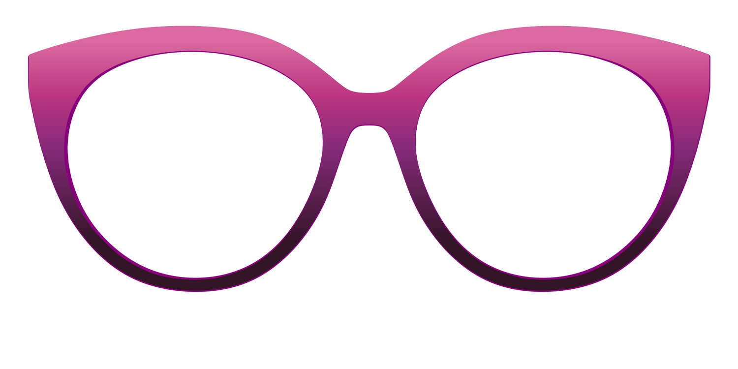 The Pink to Plum Gradient - Front Top Image - Pair Eyewear