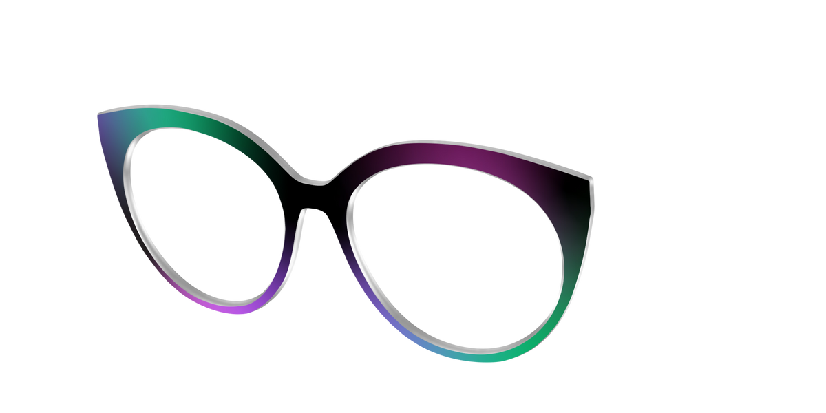The Potion Gradient - Angle Top Image - Pair Eyewear
