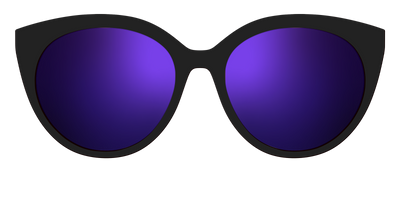 The Polarized Purple Reflective Sun Top - Front Top Thumbnail - Pair Eyewear