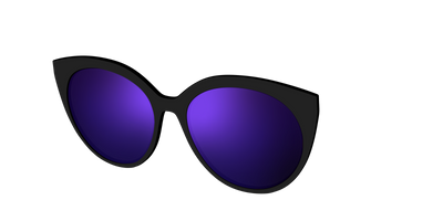 The Polarized Purple Reflective Sun Top - Angle Top Thumbnail - Pair Eyewear