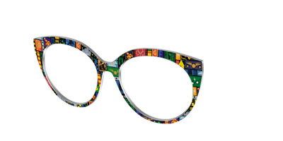 The Quidditch Patchwork - Angle Top Thumbnail - Pair Eyewear