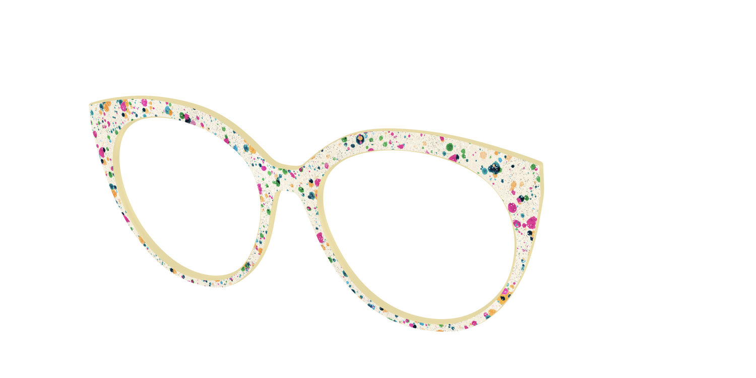 The Shimmer Speckled Egg - Angle Top Image - Pair Eyewear