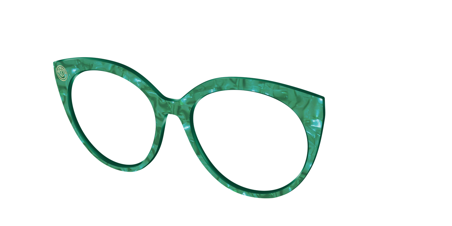 The Slytherin™ Pearl Tortoise - Angle Top Image - Pair Eyewear