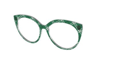 The Slytherin™ Plaid - Angle Top Thumbnail - Pair Eyewear