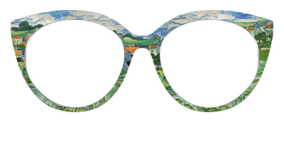 The View of Auvers-Sur-Oise - Front Top Thumbnail - Pair Eyewear