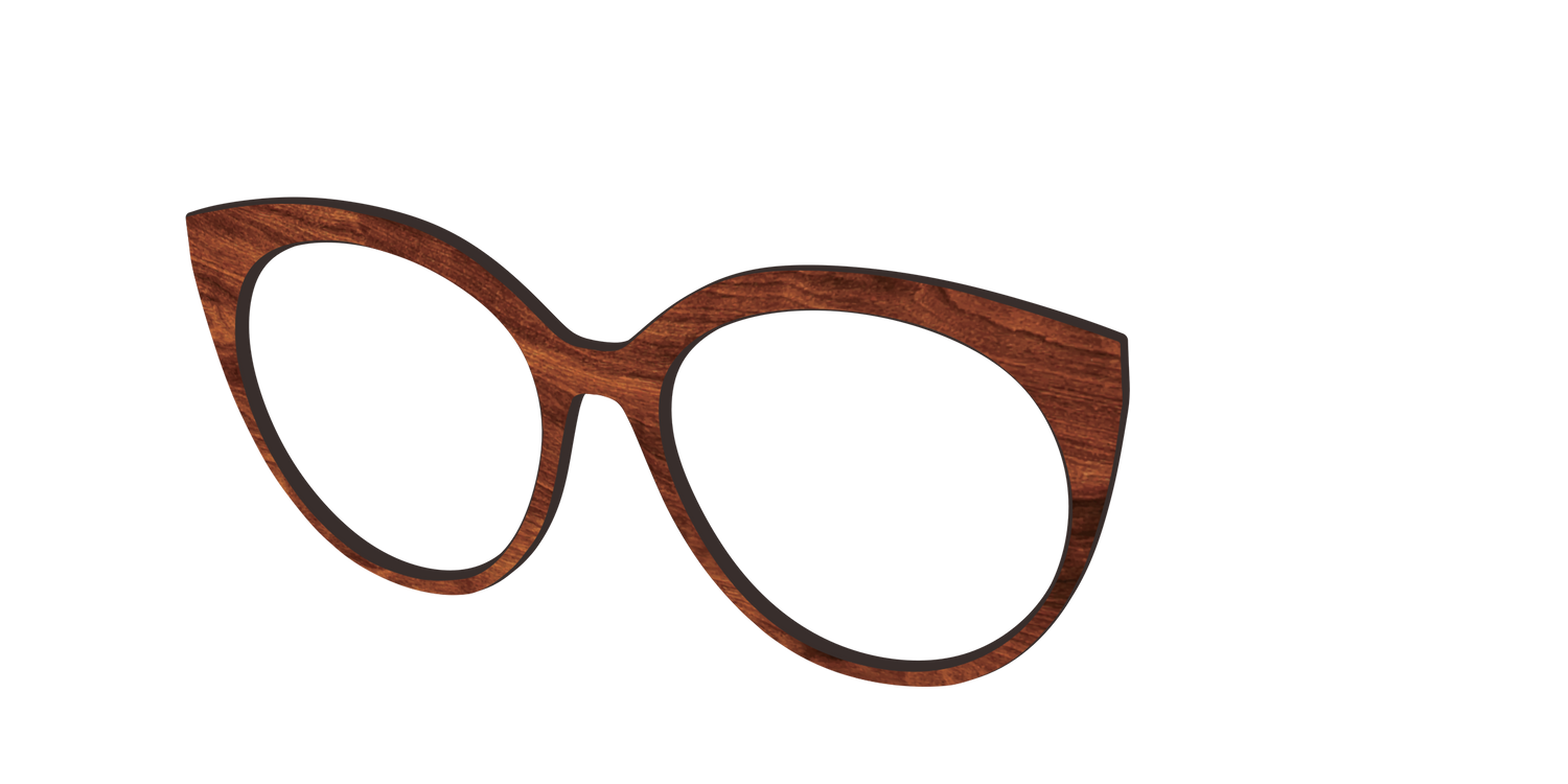 The Woodgrain - Angle Top Image - Pair Eyewear