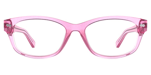 The Addison - Pink Glitter Clear - Pair Eyewear