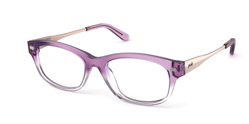 The Addison - Violet Pearlized Gradient Acetate Rose Gold Metal - Pair Eyewear