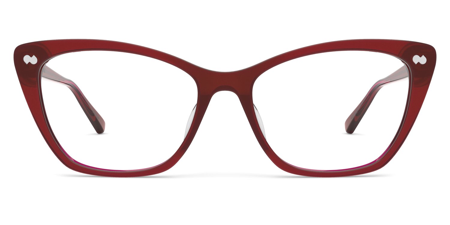 The Wanda - Burgundy - Carousel1 - Pair Eyewear