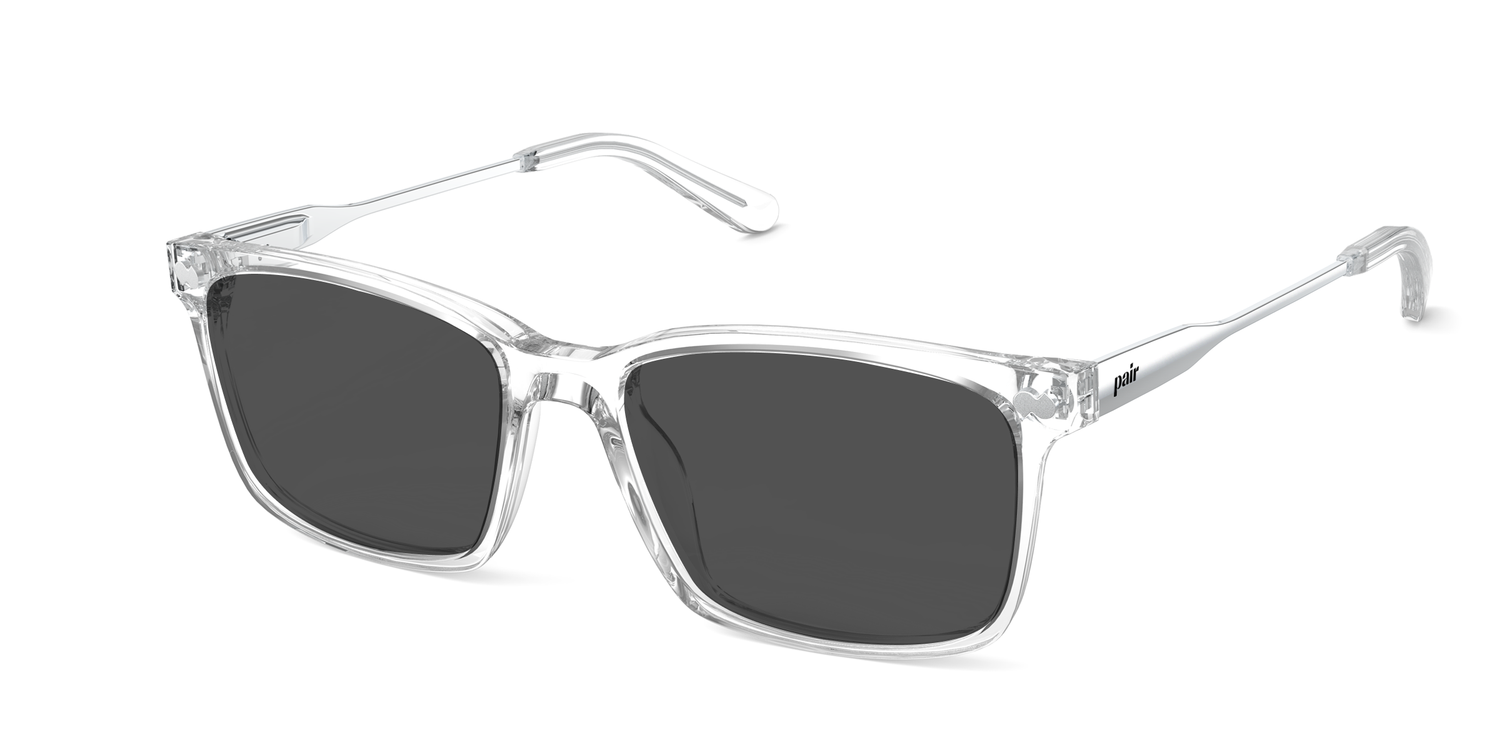 The Kirby - Mixed Material - Lensless - Carousel 1 - Pair Eyewear