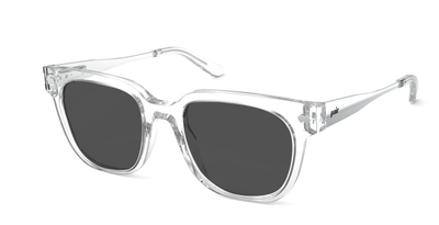 The Murphy - Crystal Clear Acetate Silver Metal Sun - Thumbnail1 - Pair Eyewear