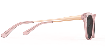 The Wanda - Pink Clear Acetate Rose Gold Metal Sun - Thumbnail5 - Pair Eyewear