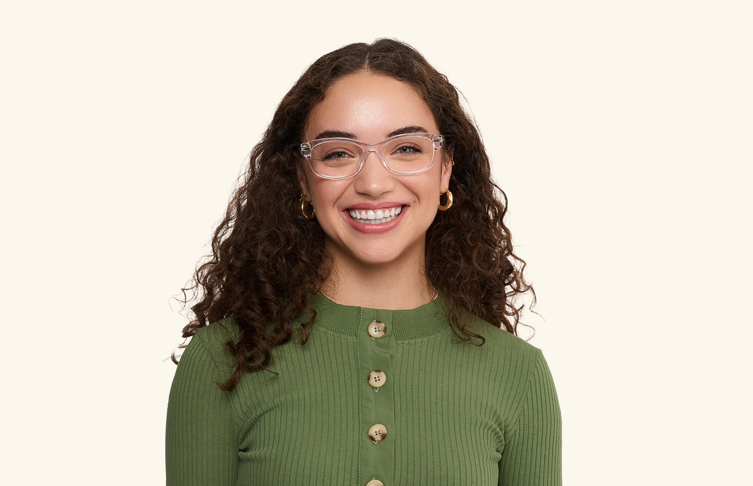 The Addison - Crystal Clear - LifeStyle1 - Pair Eyewear