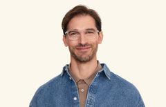 The Casper - Crystal Clear - LifeStyle Thumbnail1 - Pair Eyewear