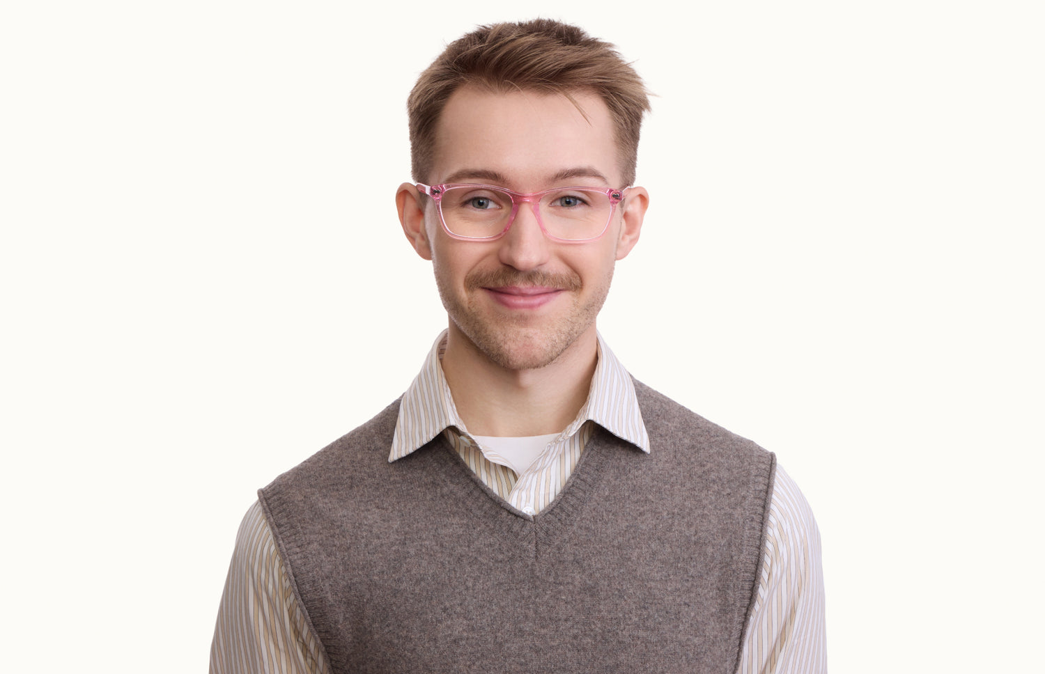 The Casper - Pink Glitter Clear - LifeStyle1 - Pair Eyewear