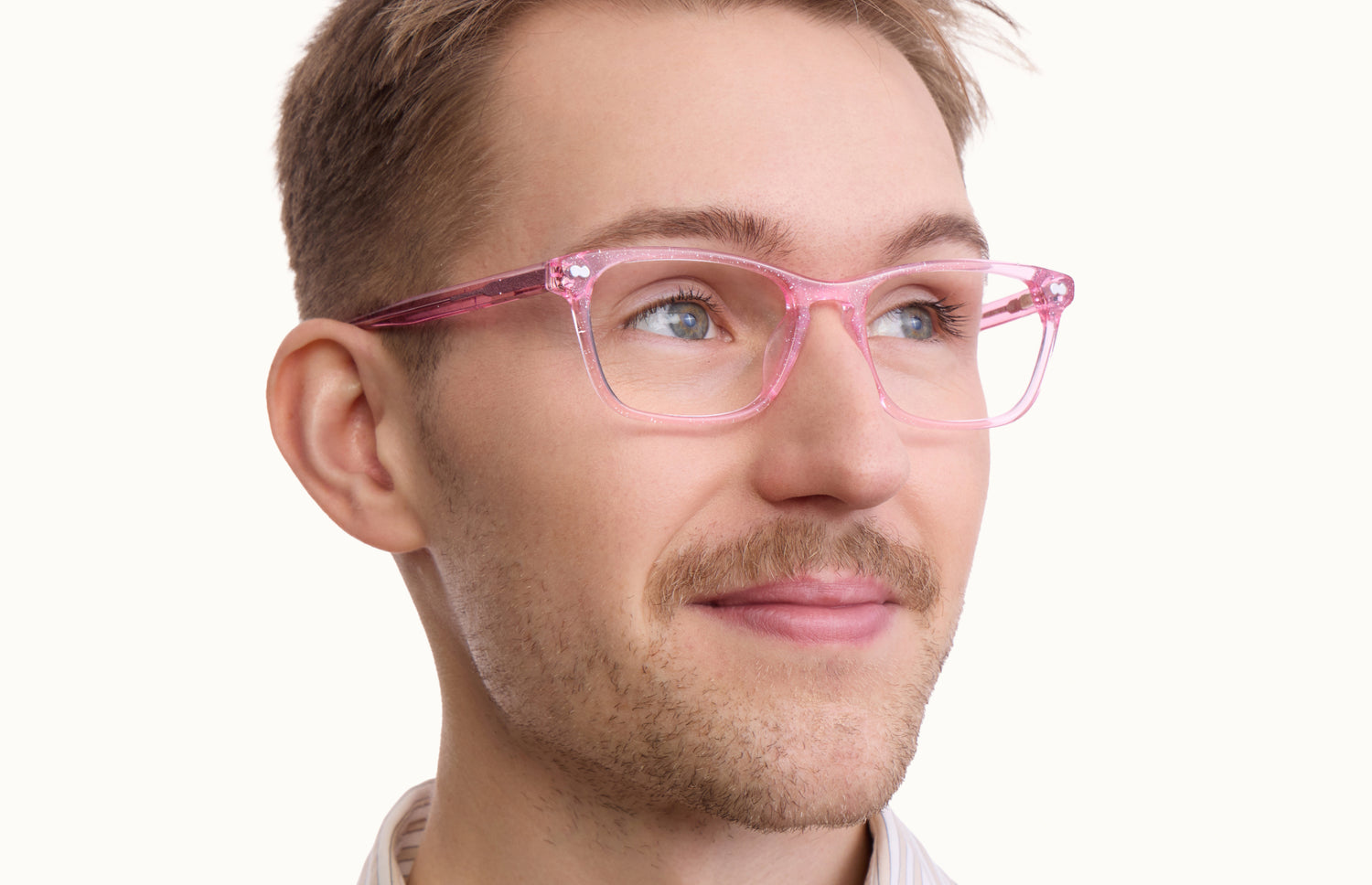 The Casper - Pink Glitter Clear - LifeStyle2 - Pair Eyewear