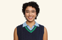 The Casper - Mixed Material - Lensless - LifeStyle Thumbnail 1 - Pair Eyewear